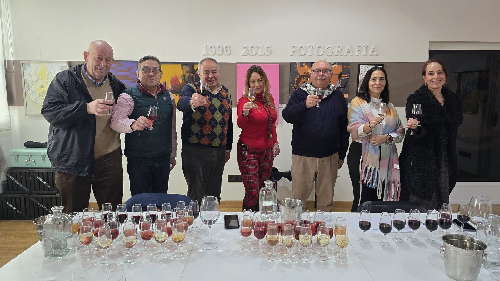 Jurado del Concurso de vinos que también tendrá lugar este fin de semana.