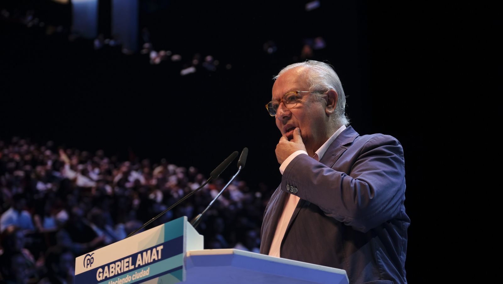 Imágenes de Rajoy apoyando la candidatura de Gabriel Amat a la Alcaldía de Roquetas de Mar