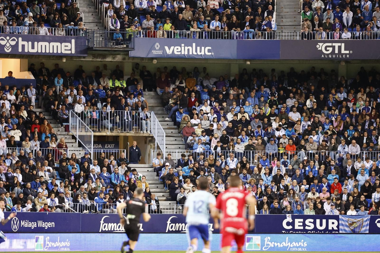 Búscate en las gradas de La Rosaleda en el Málaga CF-Córdoba