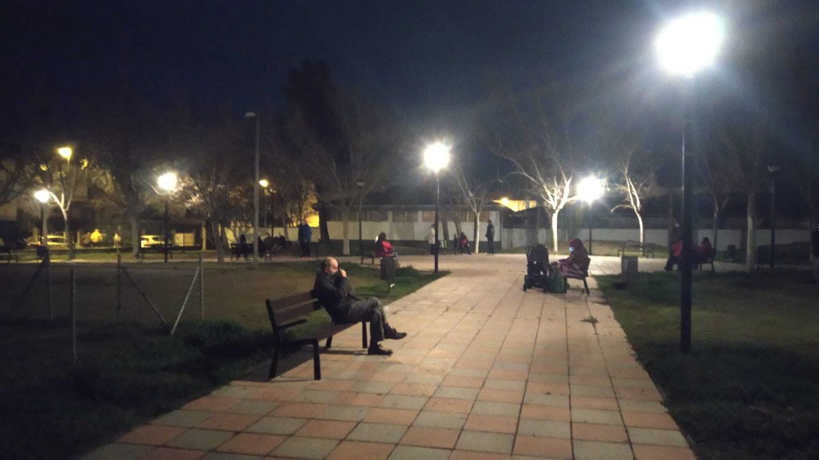 Gente en los parques de Santa Fe