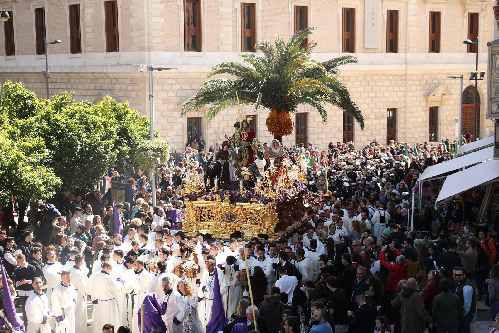 Nuestro Padre Jesús de la Pollinica, a su paso por Císter.