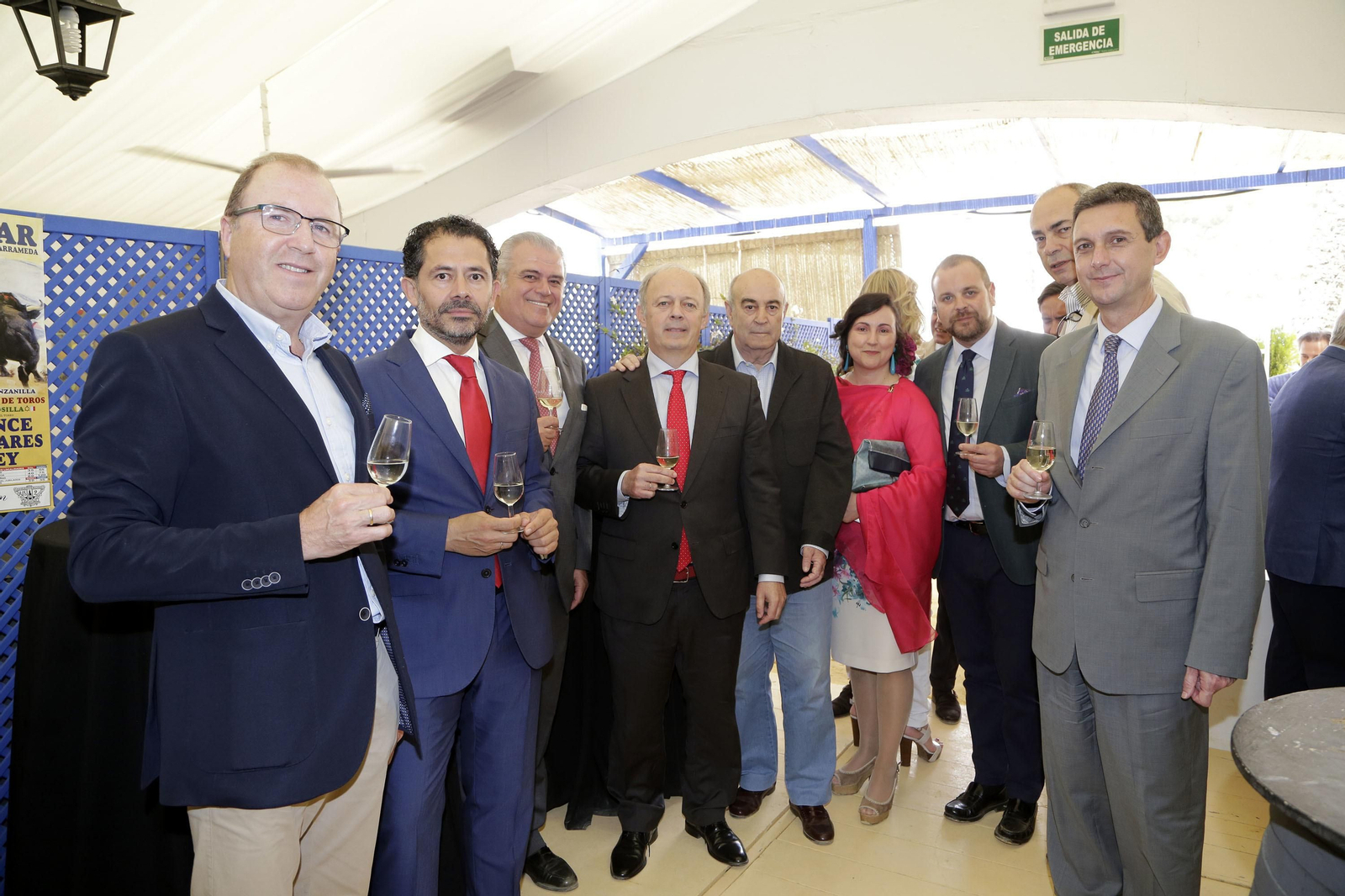 Juan Núñez, José Luis Sánchez, Miguel Guerra, Juan Torres, Salvador Espinosa (padre e hijo), José Manuel Amador, Nela García y Miguel Berraquero.