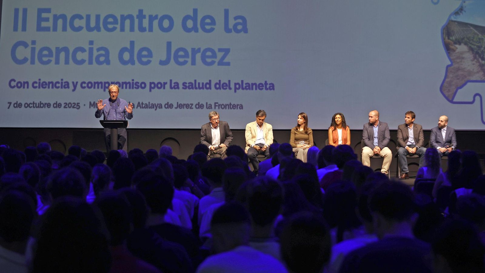 Inauguración del  II Encuentro de la Ciencia de Jerez en los Museos de la Atalaya.