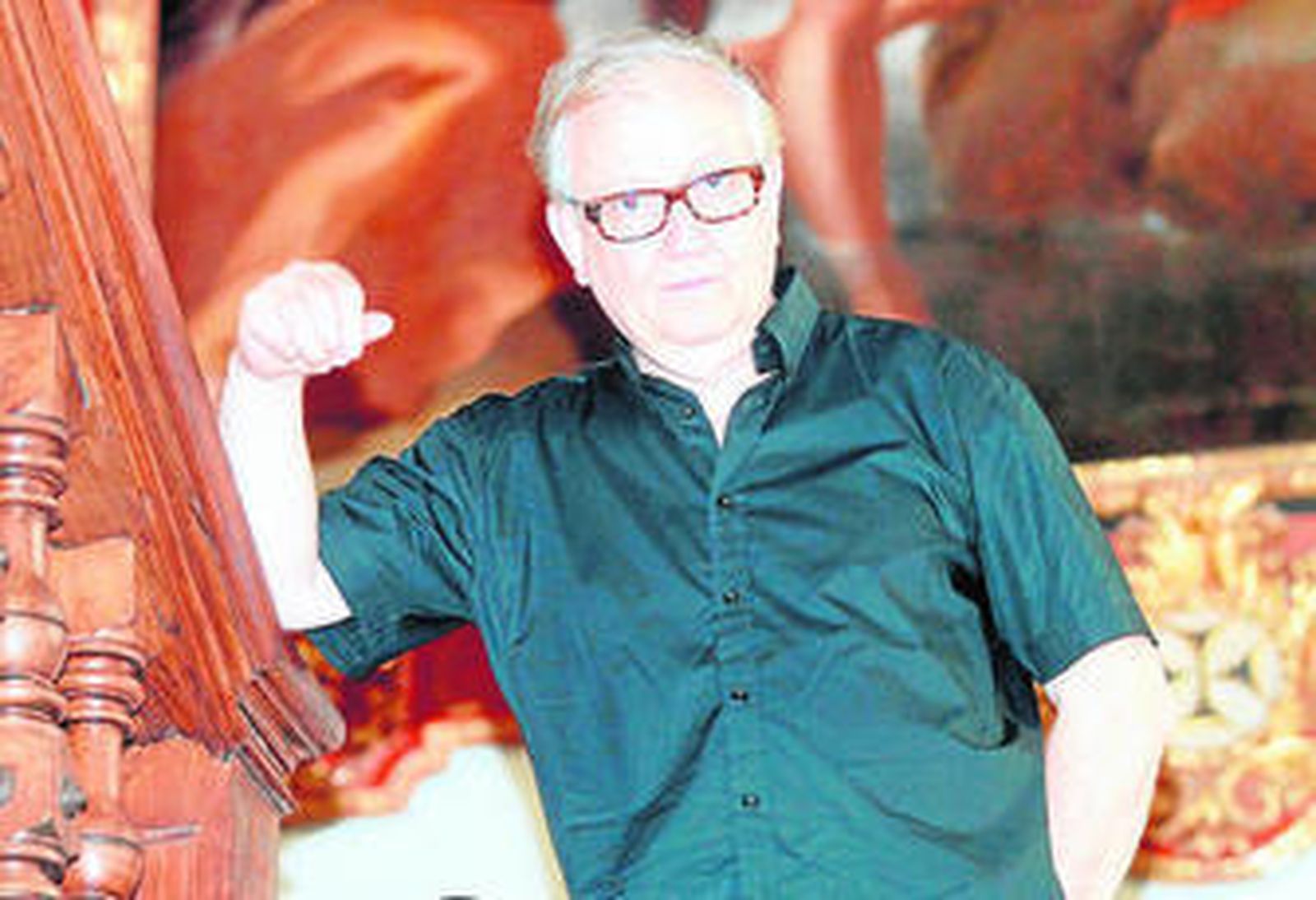 Mertens, ayer, en el Palacio de la Madraza.