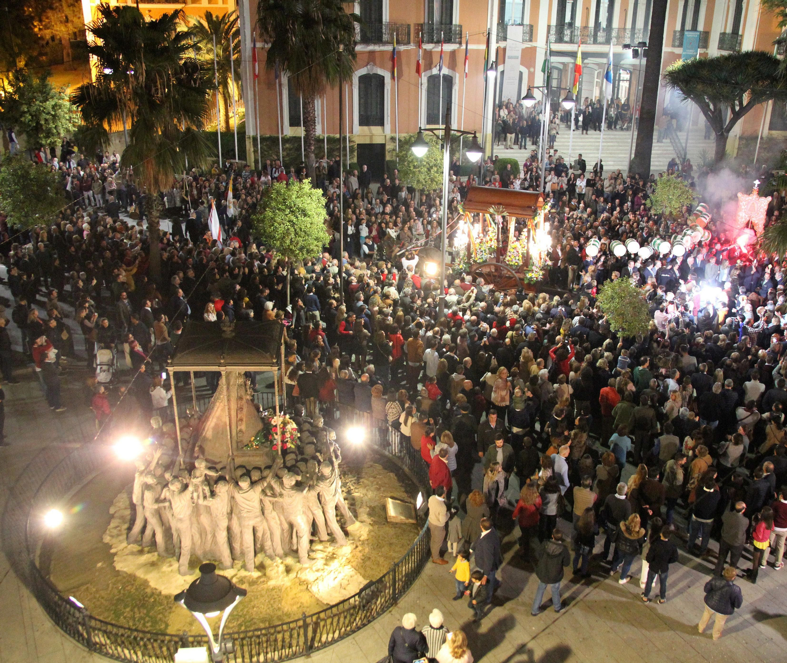La procesión Magna Rociera en imágenes