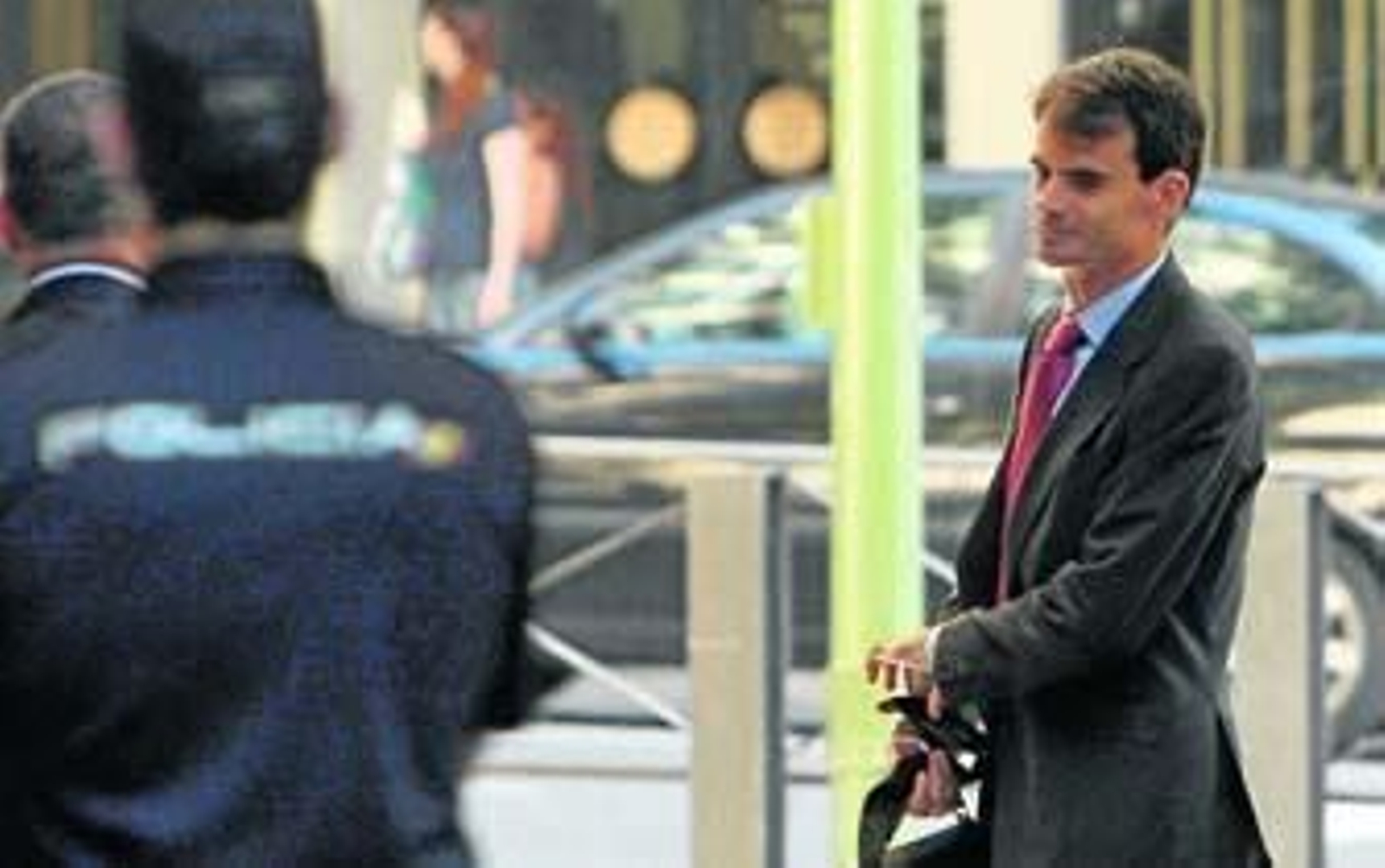 El juez Pablo Ruz llega a la Audiencia Nacional en Madrid./EFE (Ballesteros)