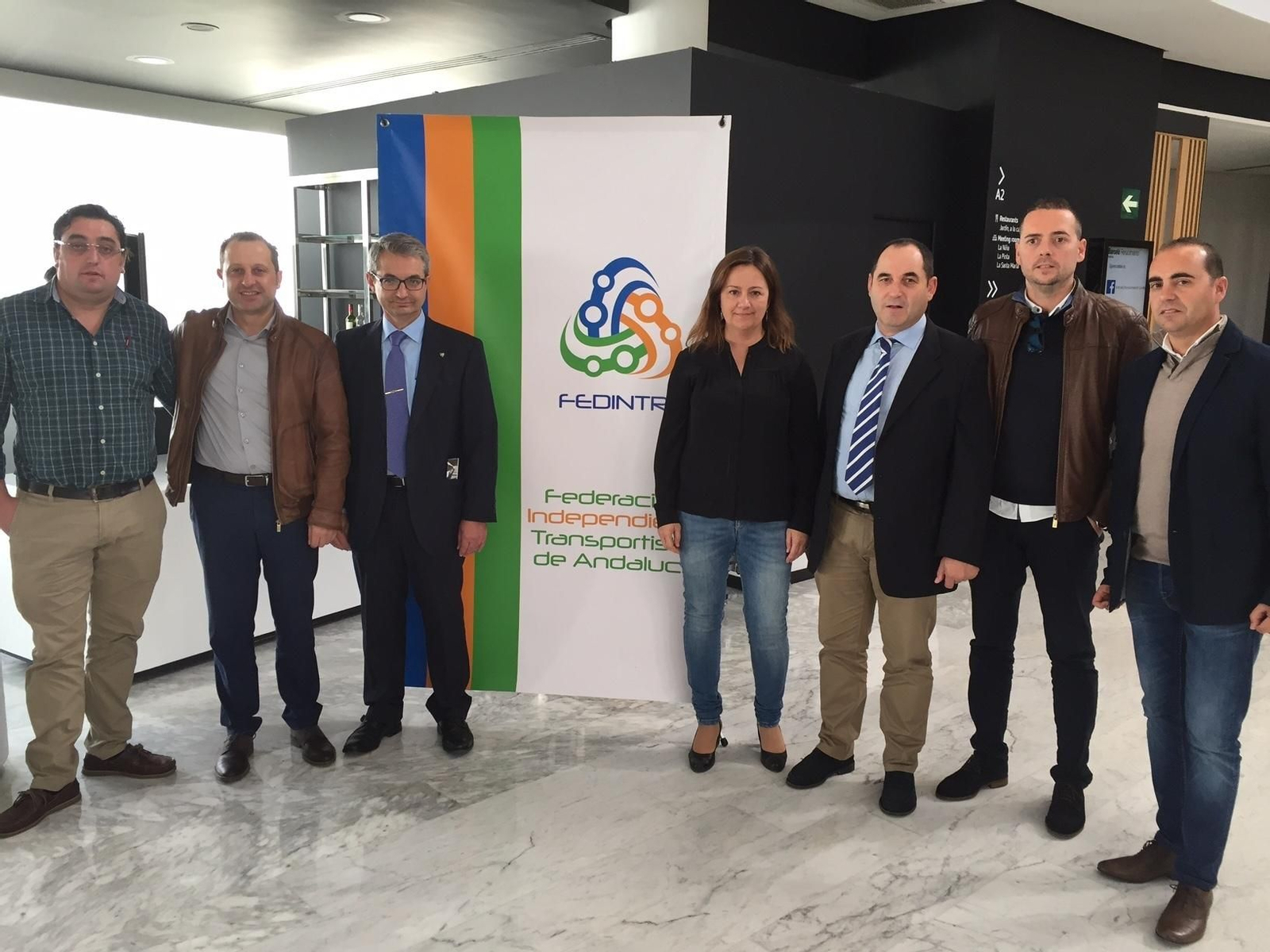 Reunión en Almería de la Federación de Transportistas de Andalucía.