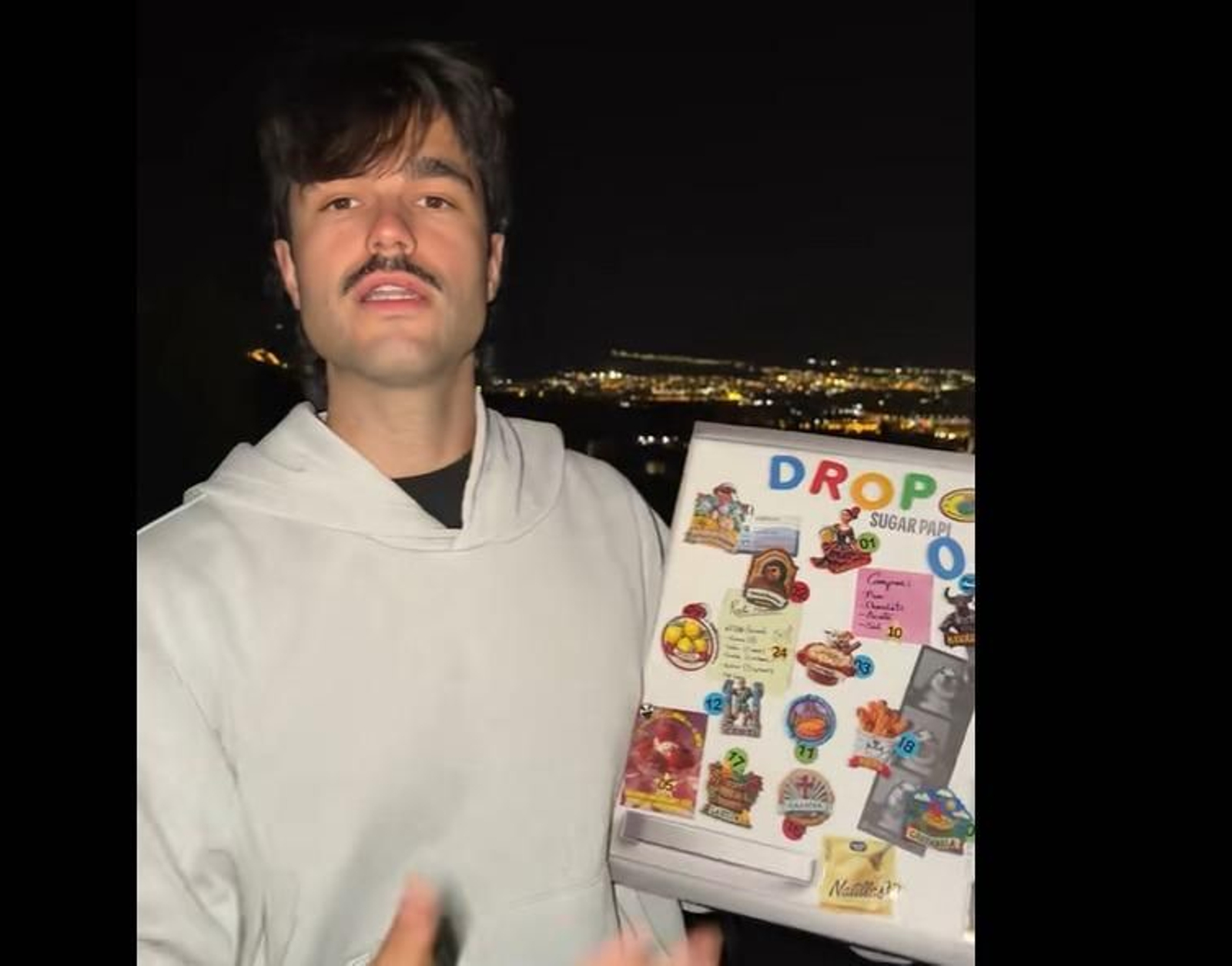 Peldanyos en el Mirador de San Miguel con el calendario de adviento