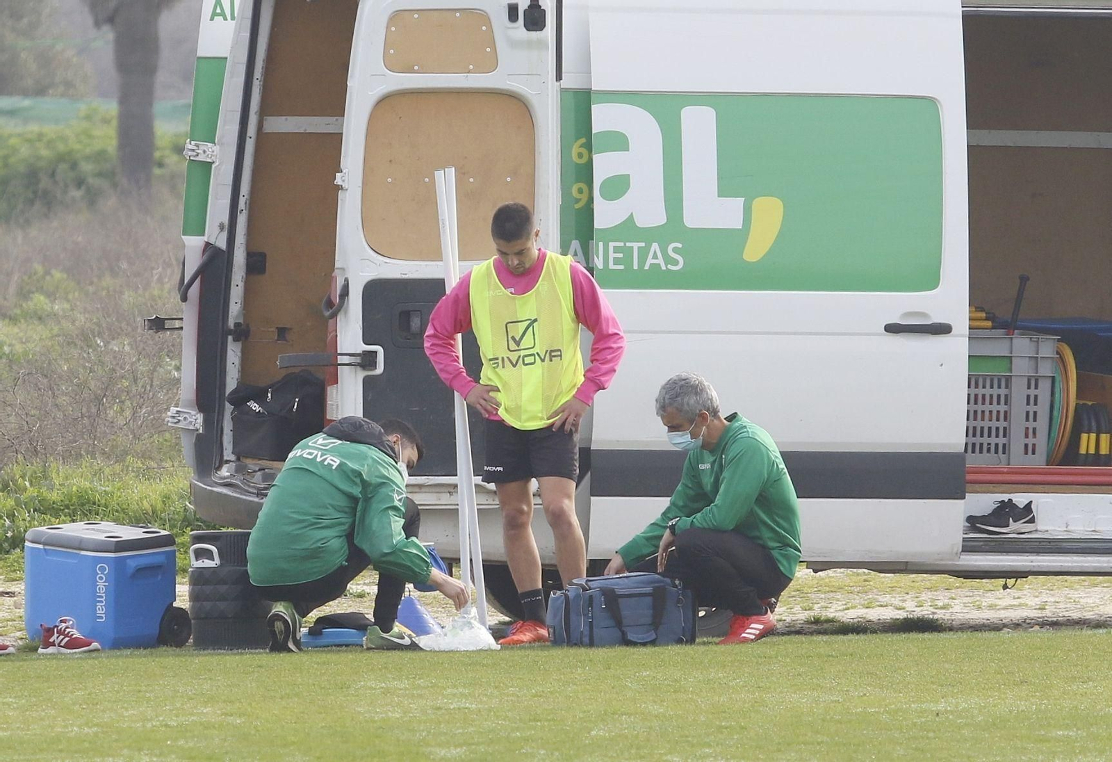 Fotografías: El Córdoba CF ya trabaja con los tres fichajes invernales en el grupo