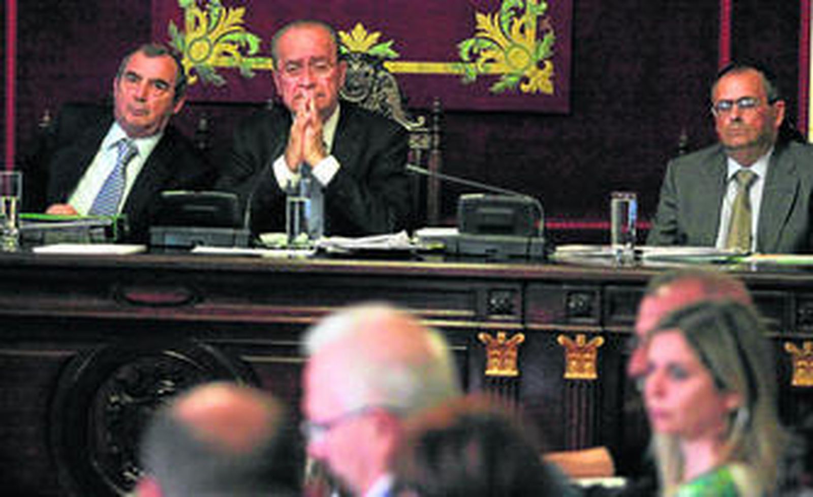 Francisco de la Torre, durante el Pleno de ayer.