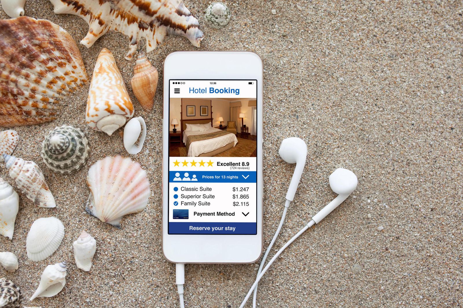 El móvil es cada vez más usado para reservar hoteles.