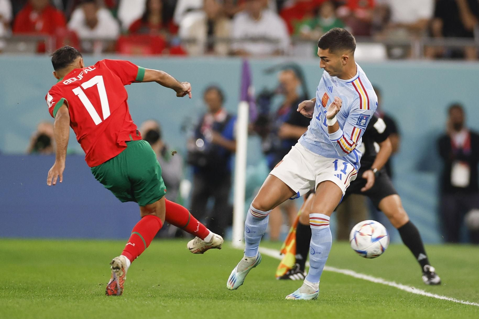 Fotos del Marruecos-España en octavos del Mundial de Qatar