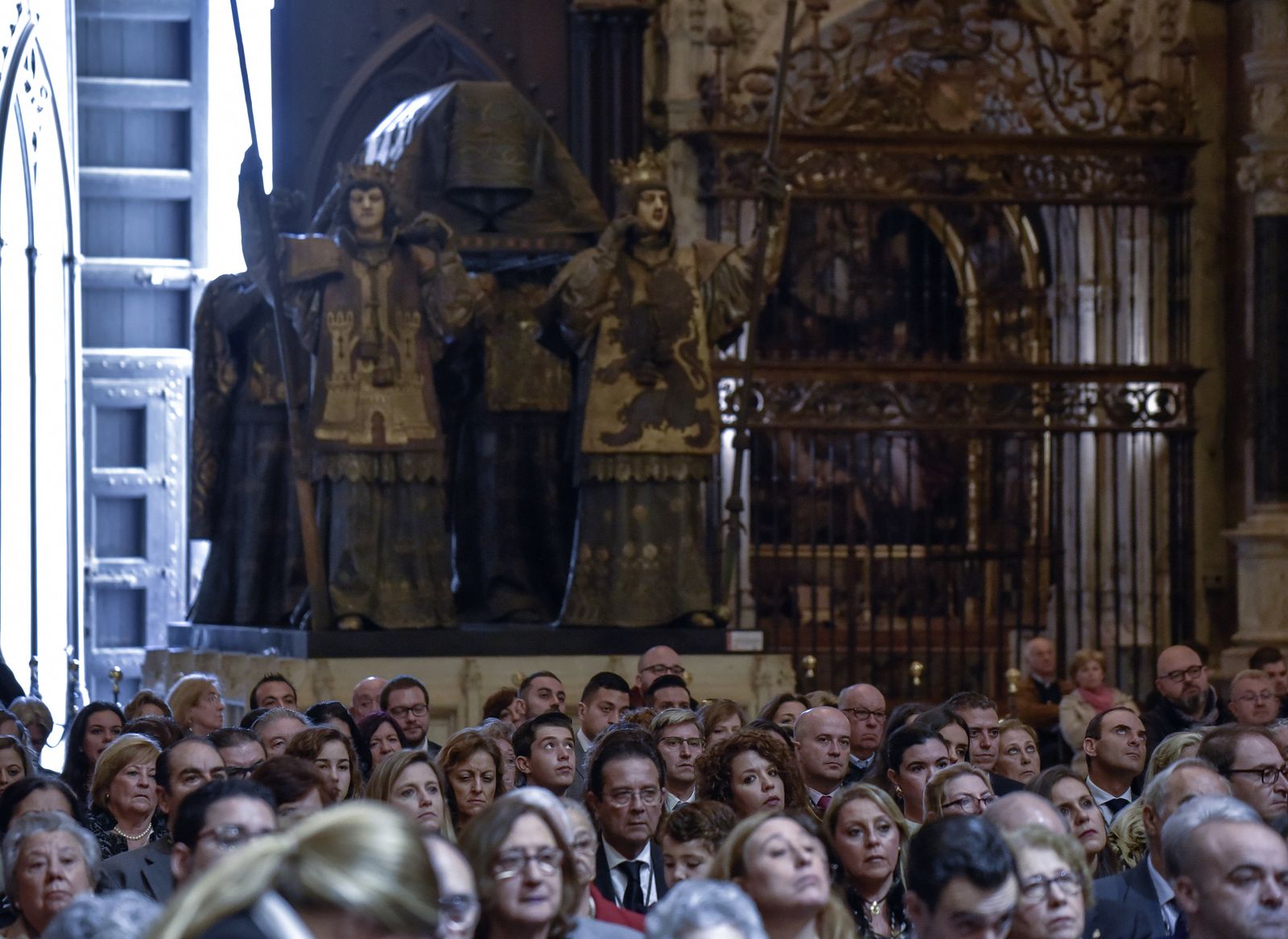 Las imágenes de la misa de acción de gracias