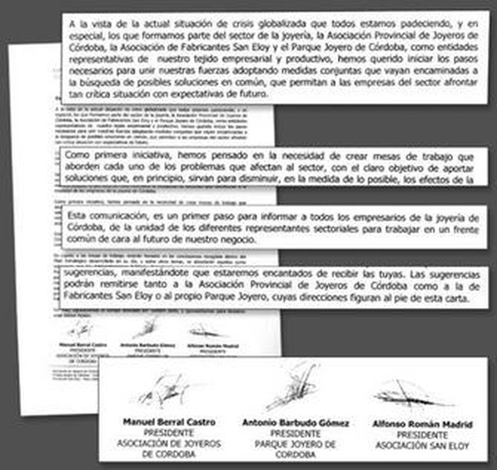 El sector joyero se une por primera vez para sortear la crisis tras una década dividido