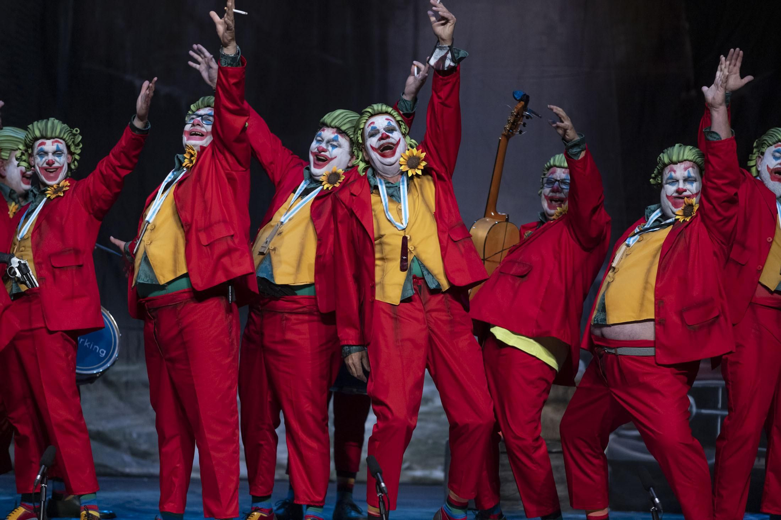 Imágenes de la actuación de la murga de Huelva '¡¡¡Yokejé!!!' en el Carnaval Colombino