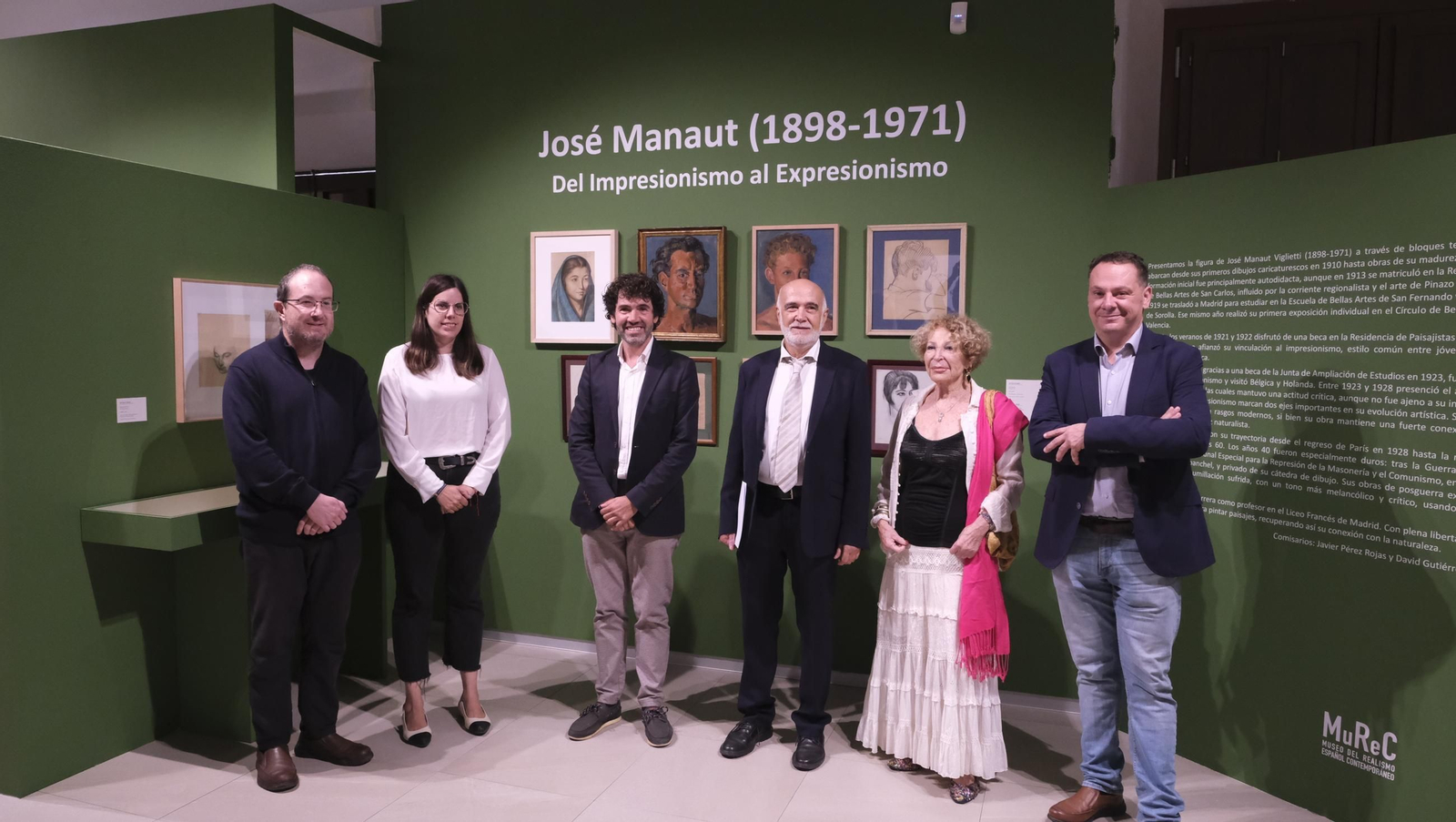 Acto de presentación de la exposición de José Manaut en el MUREC.