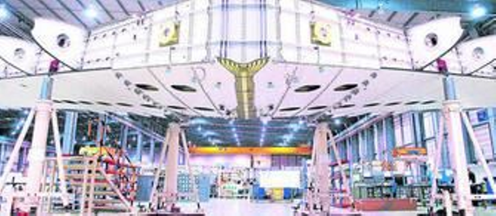 Vista de la planta de Airbus en Puerto Real.