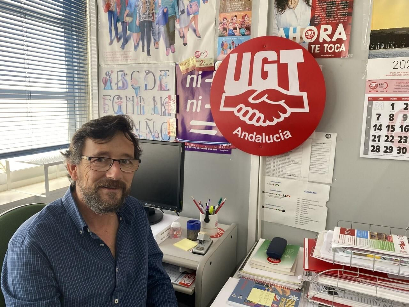 Jesús Tormo.  Secretario del sector Salud y Dependencias de UGTHuelva Servicios Públicos