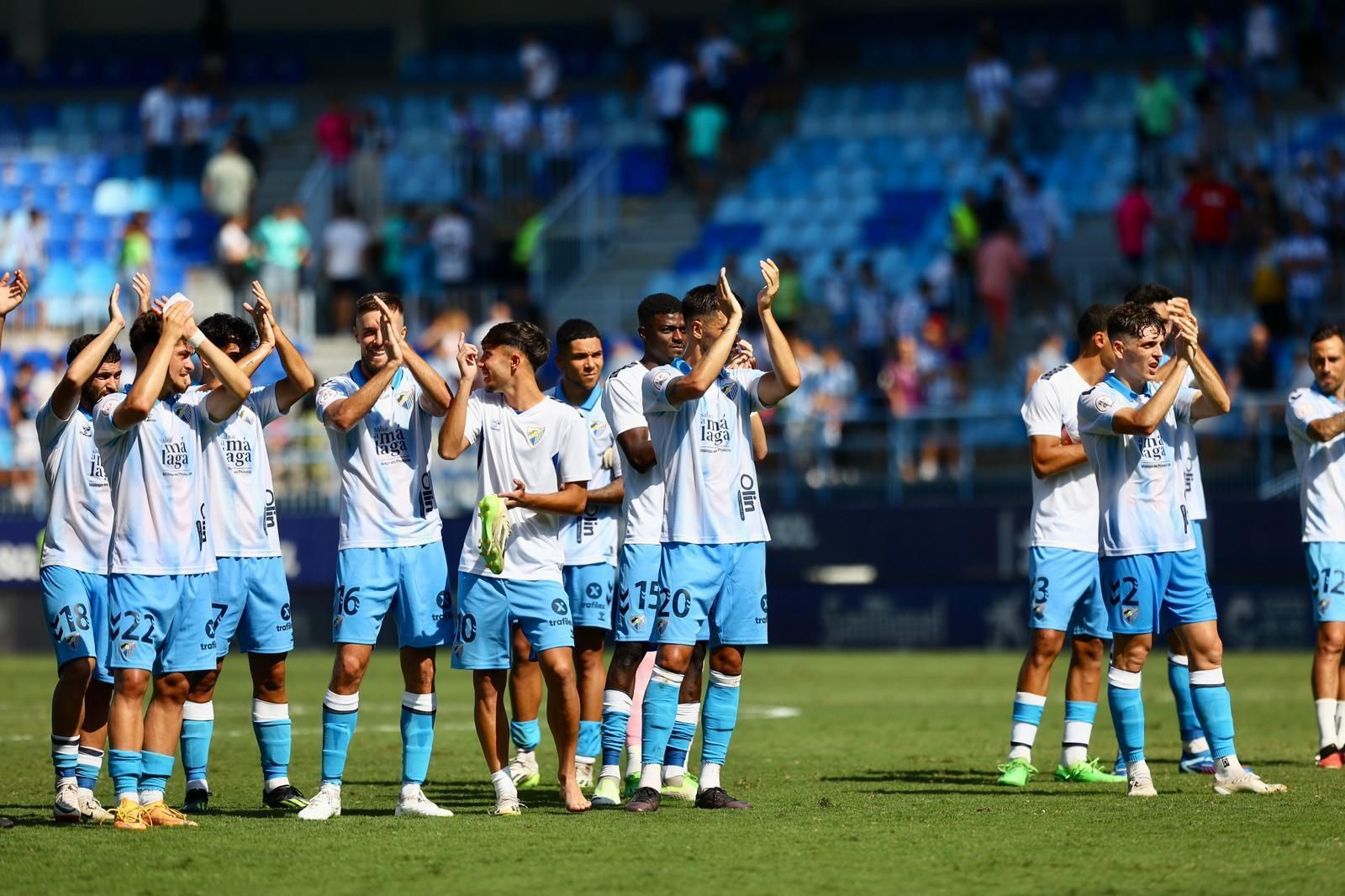 El Málaga CF-Melilla, en fotos
