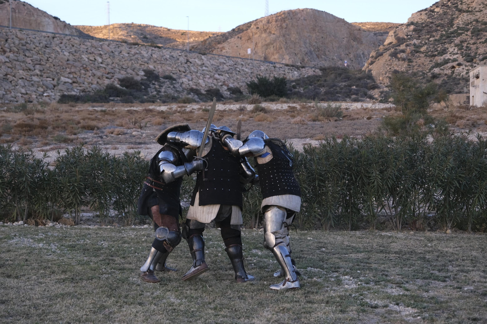 Fotogalería de los combates medievales en Almería