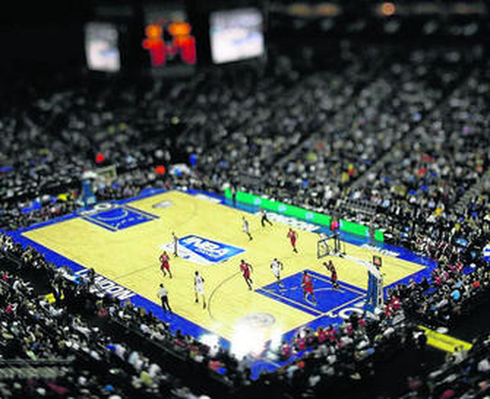 Panorámica del O2 de Londres durante el Toronto-New Jersey.