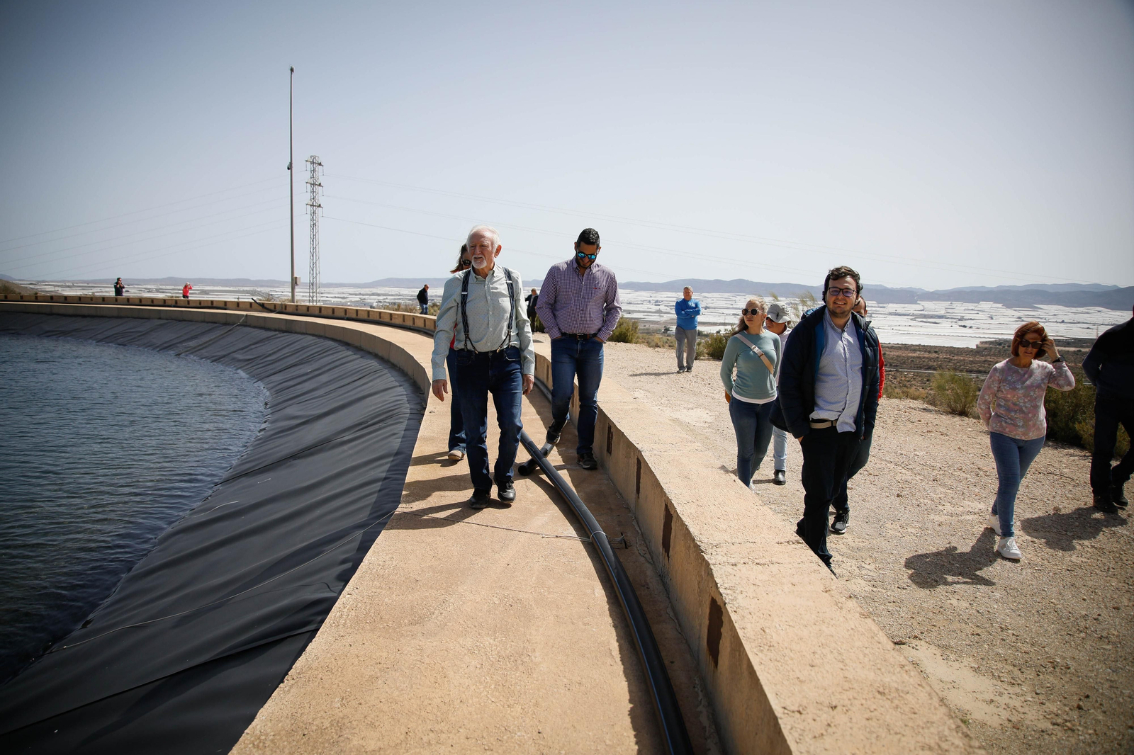 CUCN visita la desaladora de Carboneras y las balsas de Níjar
