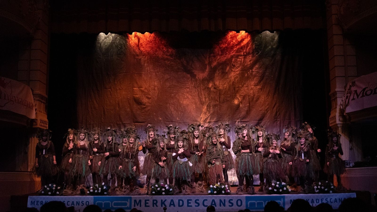 Comparsa infantil El árbol de los valores.