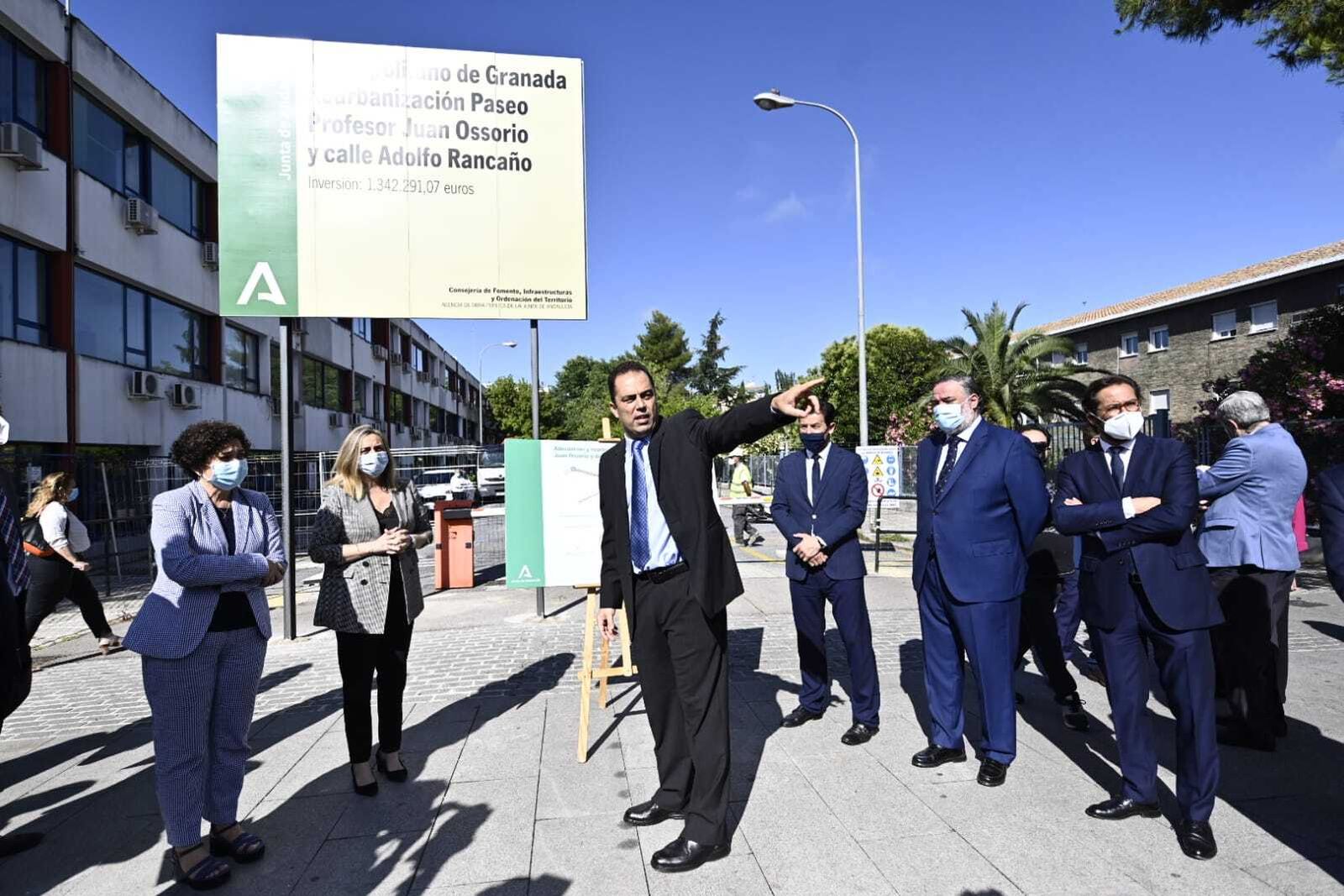 Comienza la reurbanización de los Paseíllos Universitarios en el campus de Fuentenueva