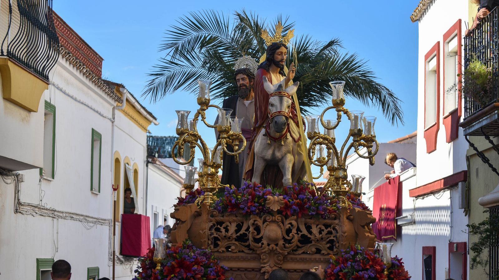 Fotos del Domingo de Ramos en Los Barrios: Borriquita y María Santisima de la Estrella