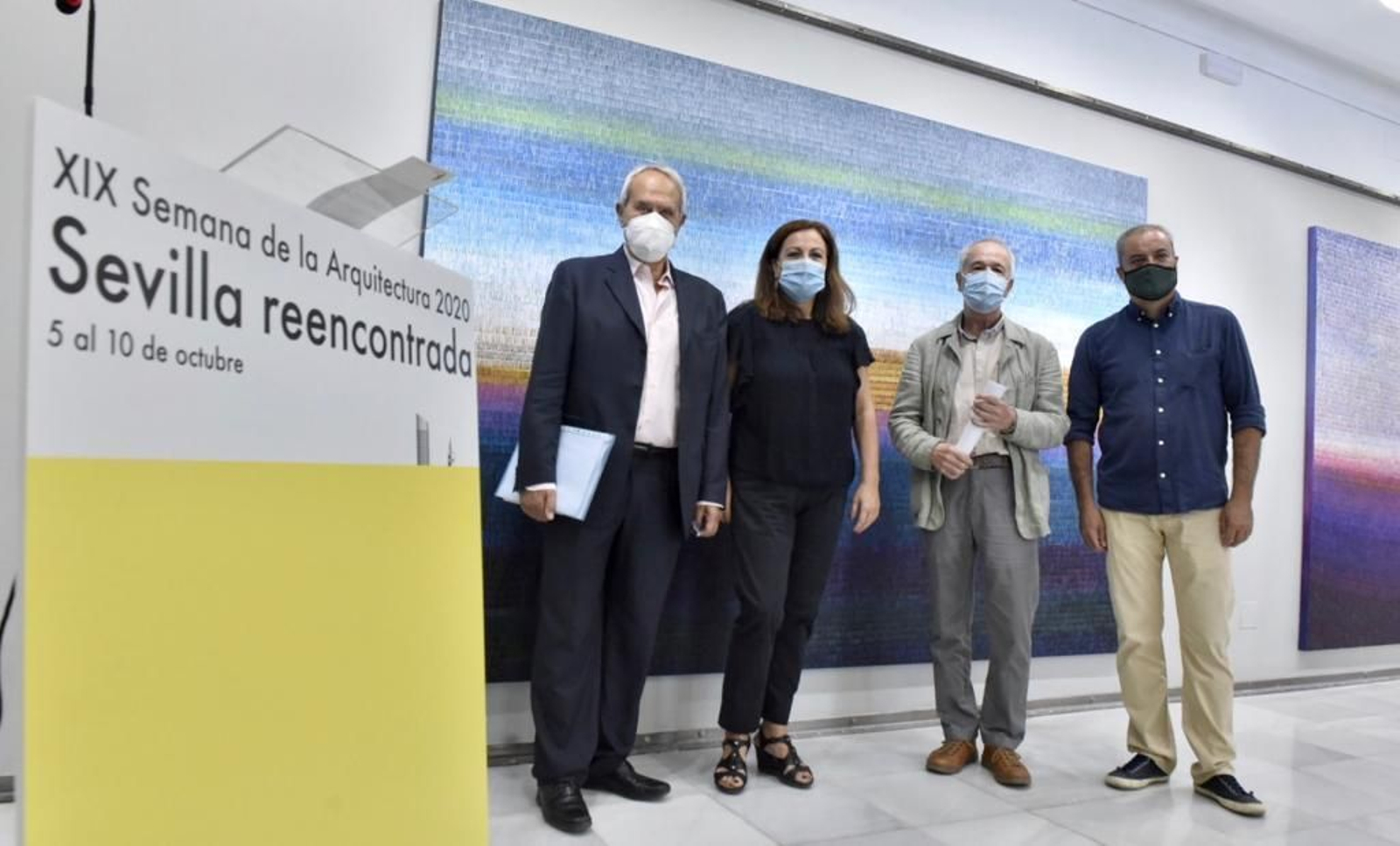 Francisco Barrionuevo, Cristina Murillo y Javier Queraltó durante la rueda de prensa.