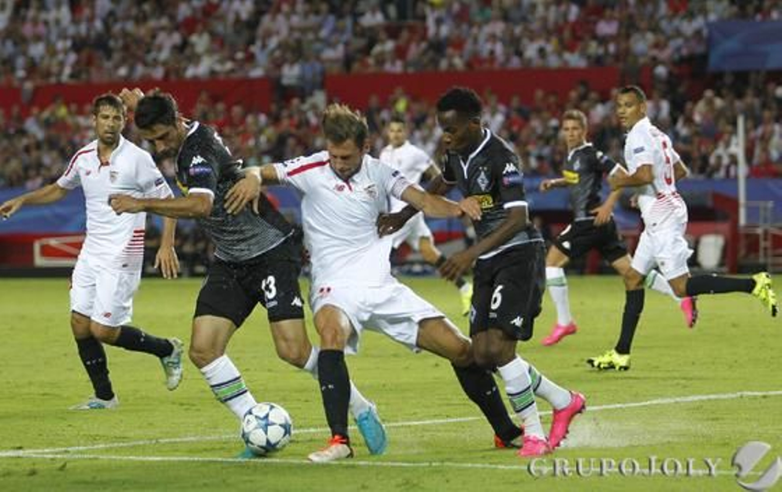 Las imágenes del Sevilla FC-Borussia Mönchengladbach