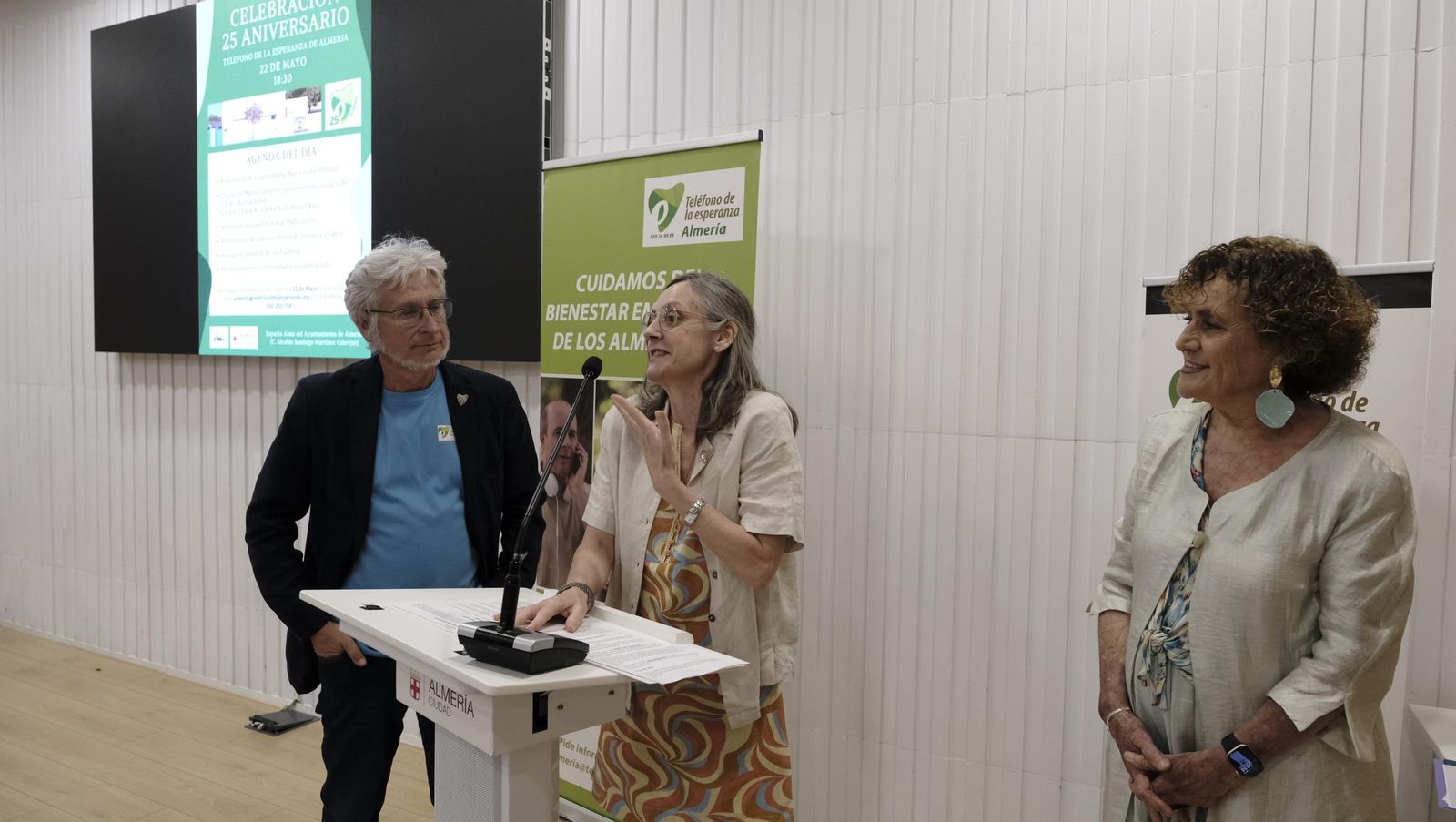 25 aniversario del Teléfono de la Esperanza en Almería, en imágenes