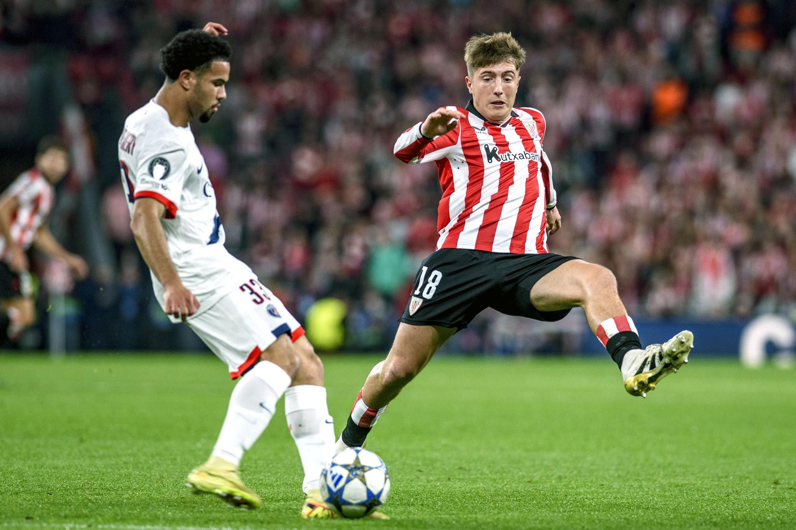 El Athletic Club-PSG, en imágenes
