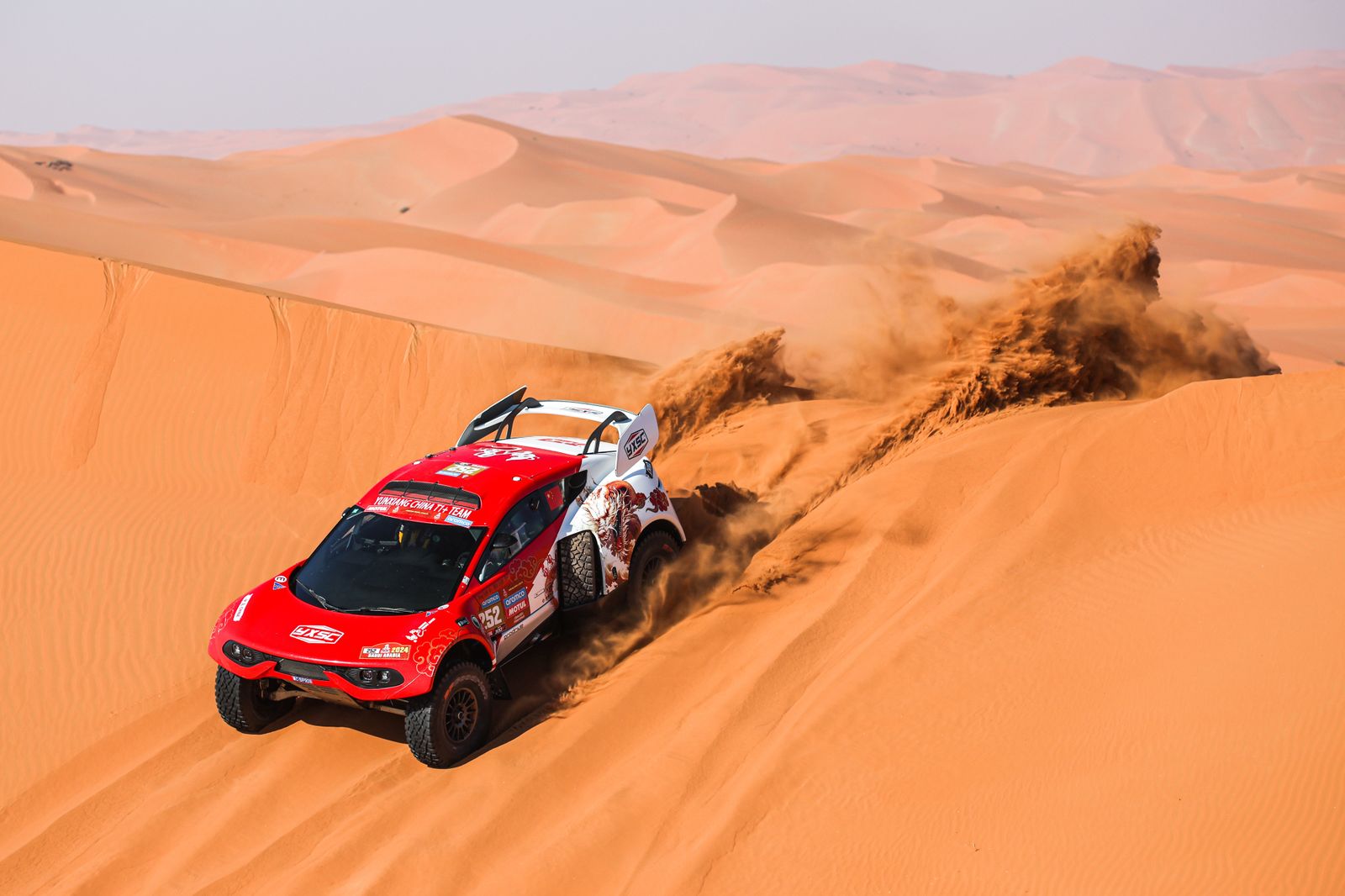 Las mejores fotos del Dakar por las dunas