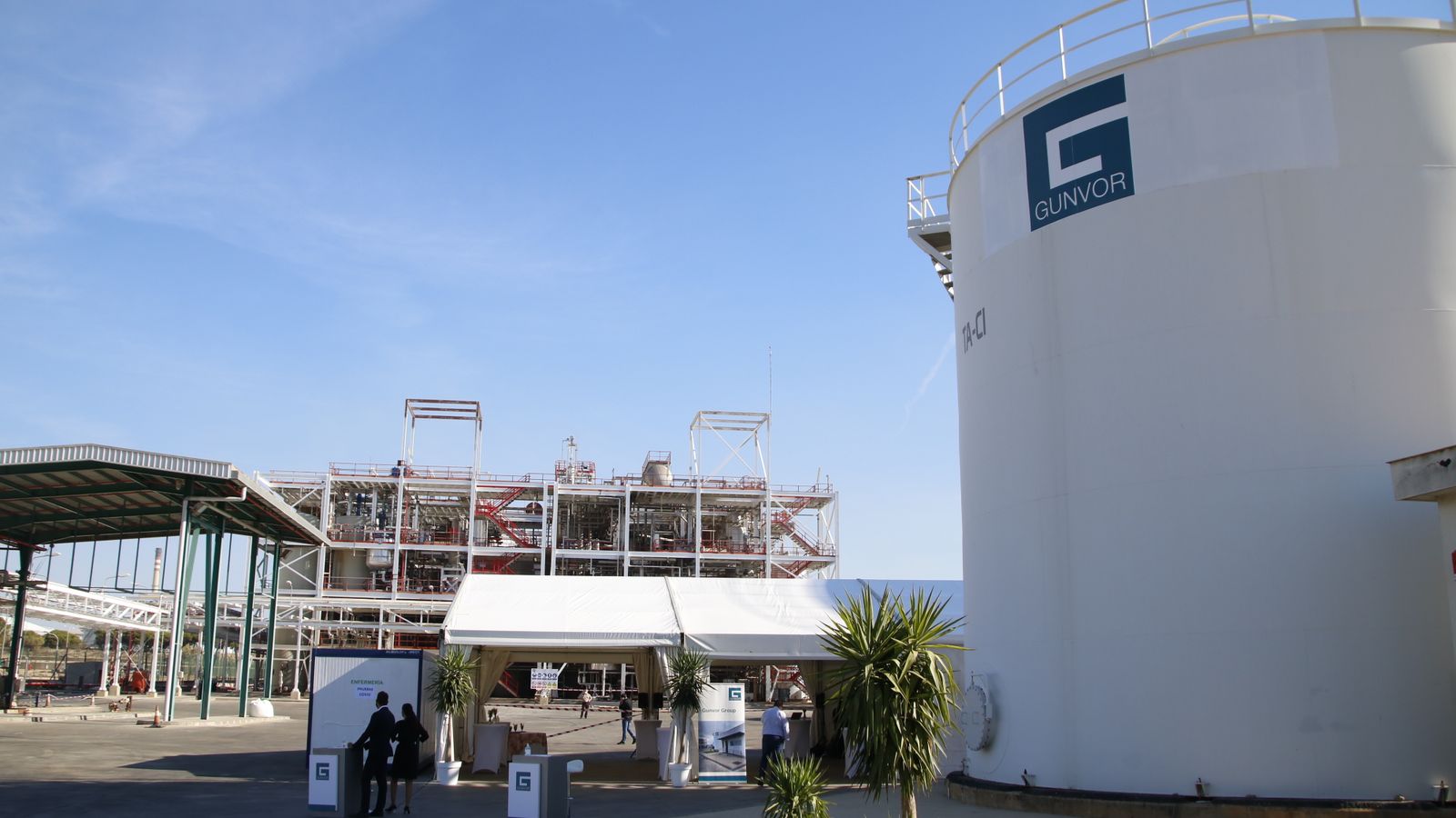 Instalaciones de Gunvor en Palos de la Frontera