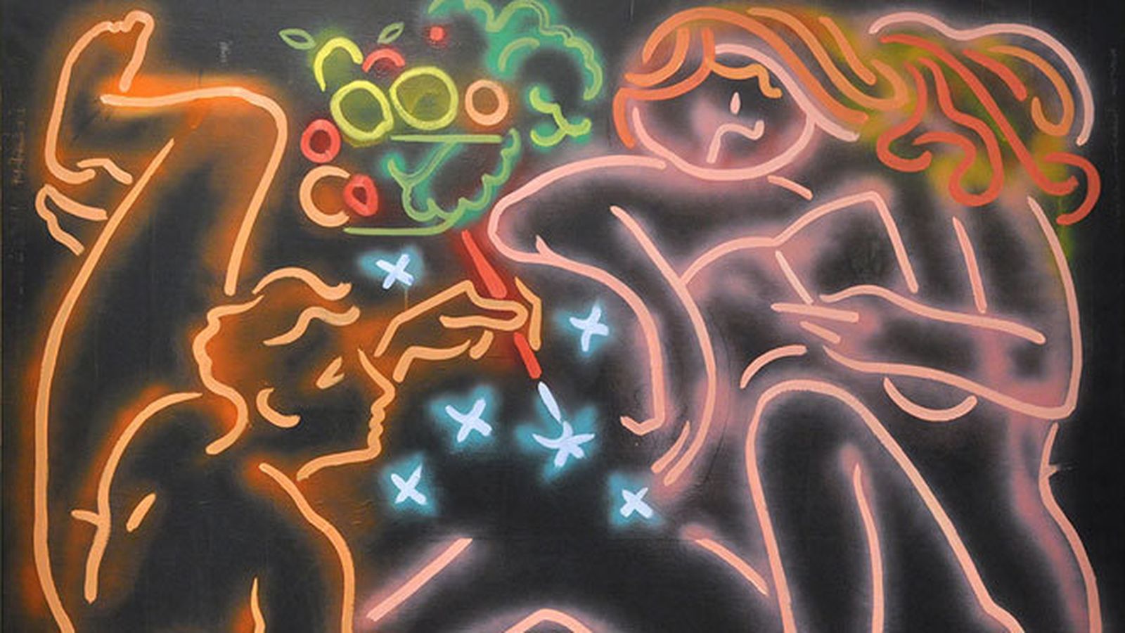 Detalle de la obra de Cristóbal Quintero.