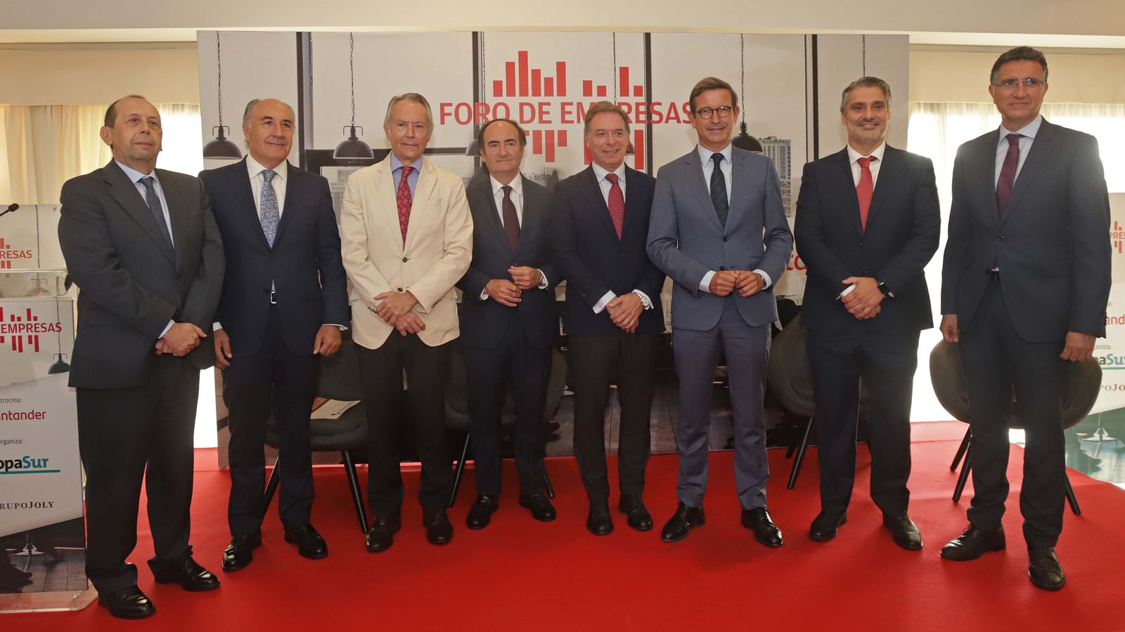 Foro de empresas del Grupo Joly con Jorge Paradelas, consejero de Industria y Energía de la Junta de Andalucía