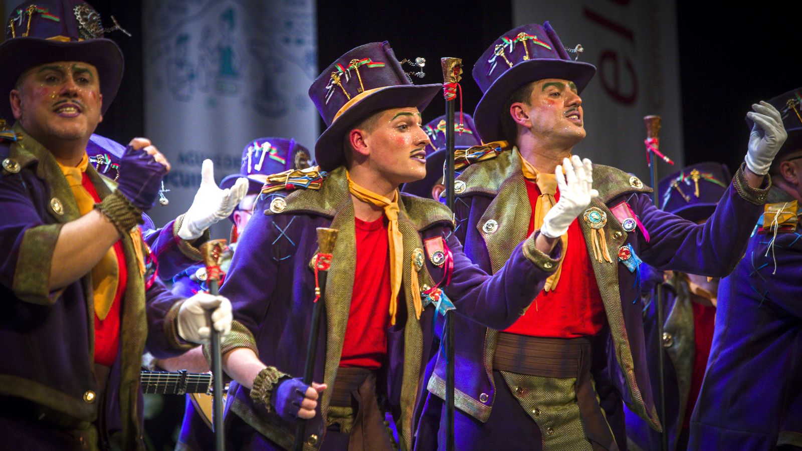 Un momento de la actuación de 'El Alcalde'.