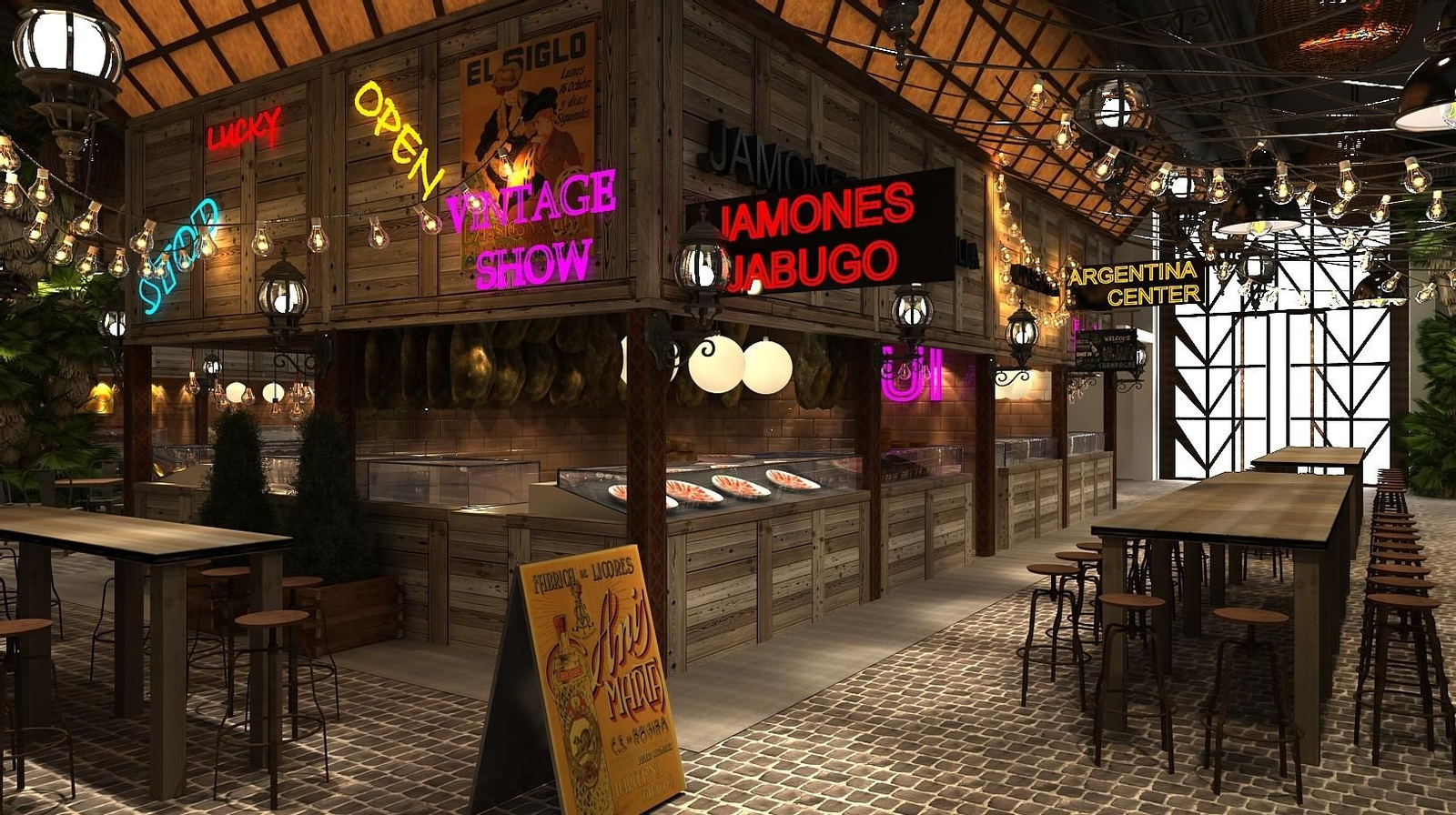 Las imágenes de cómo será el mercado gastronómico de Chiclana