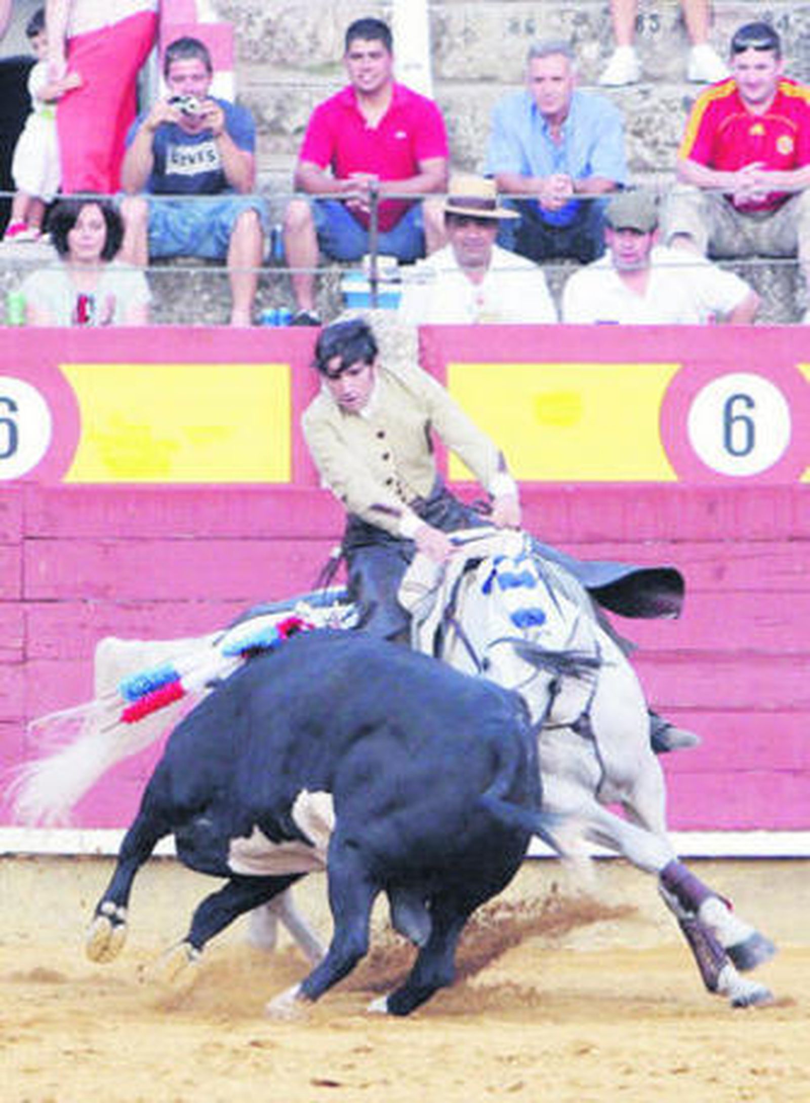 Diego Ventura, en su actuación de ayer en Ciudad Real.