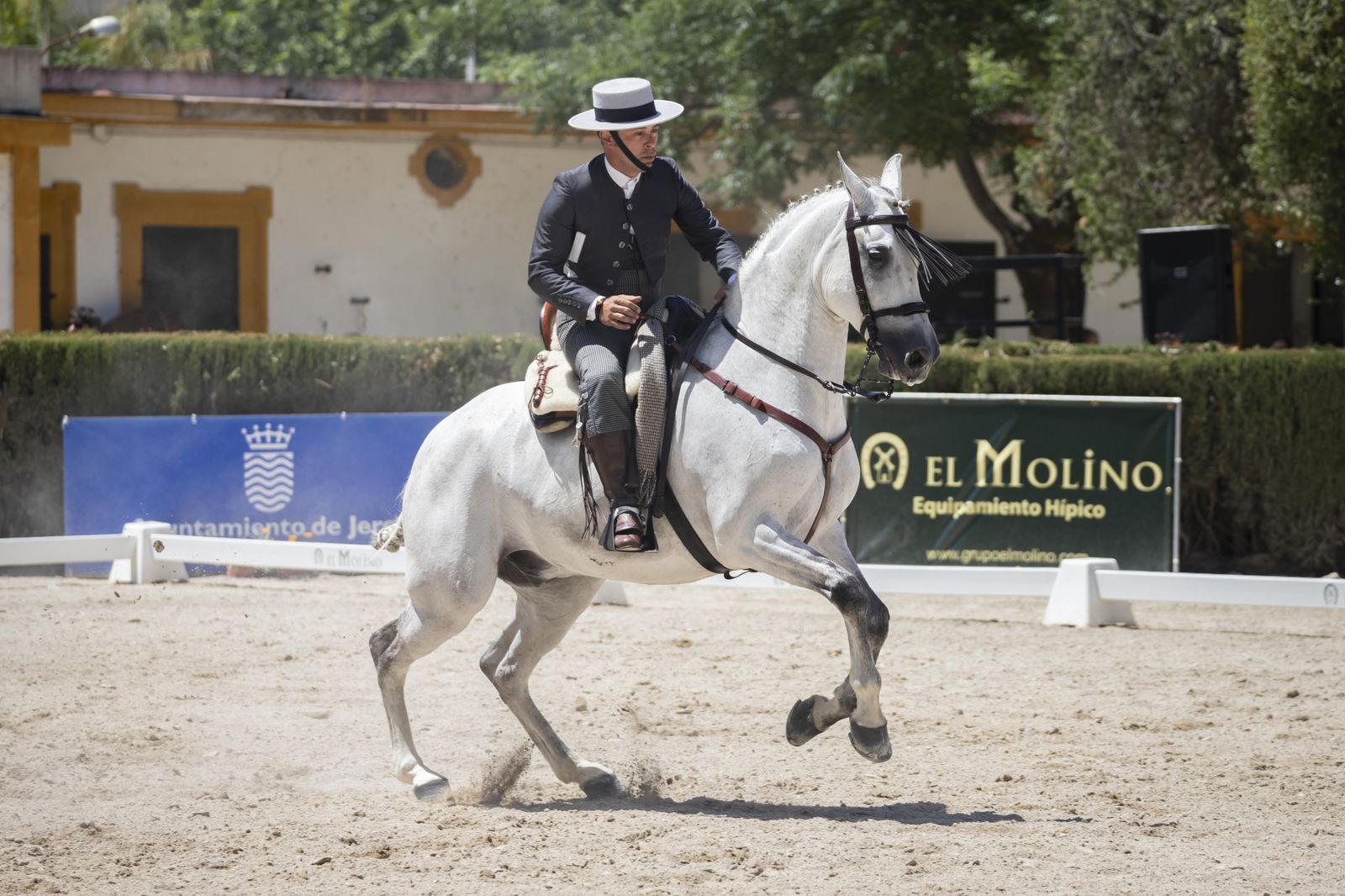 Final del concurso de Doma Vaquera 2023 en el Depósito de Sementales