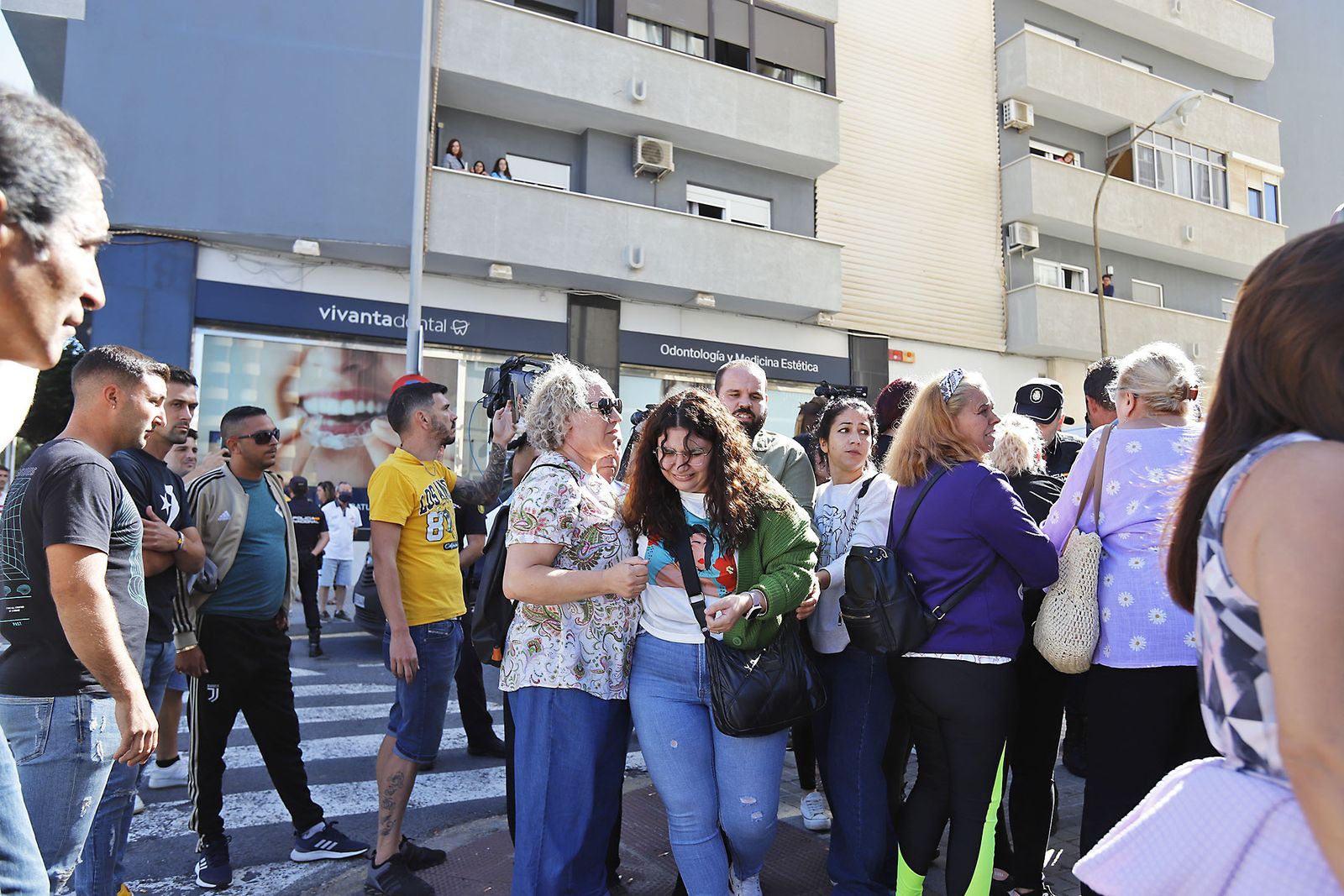 Llegada a los juzgados del detenido por el atropello mortal en Gibraleón