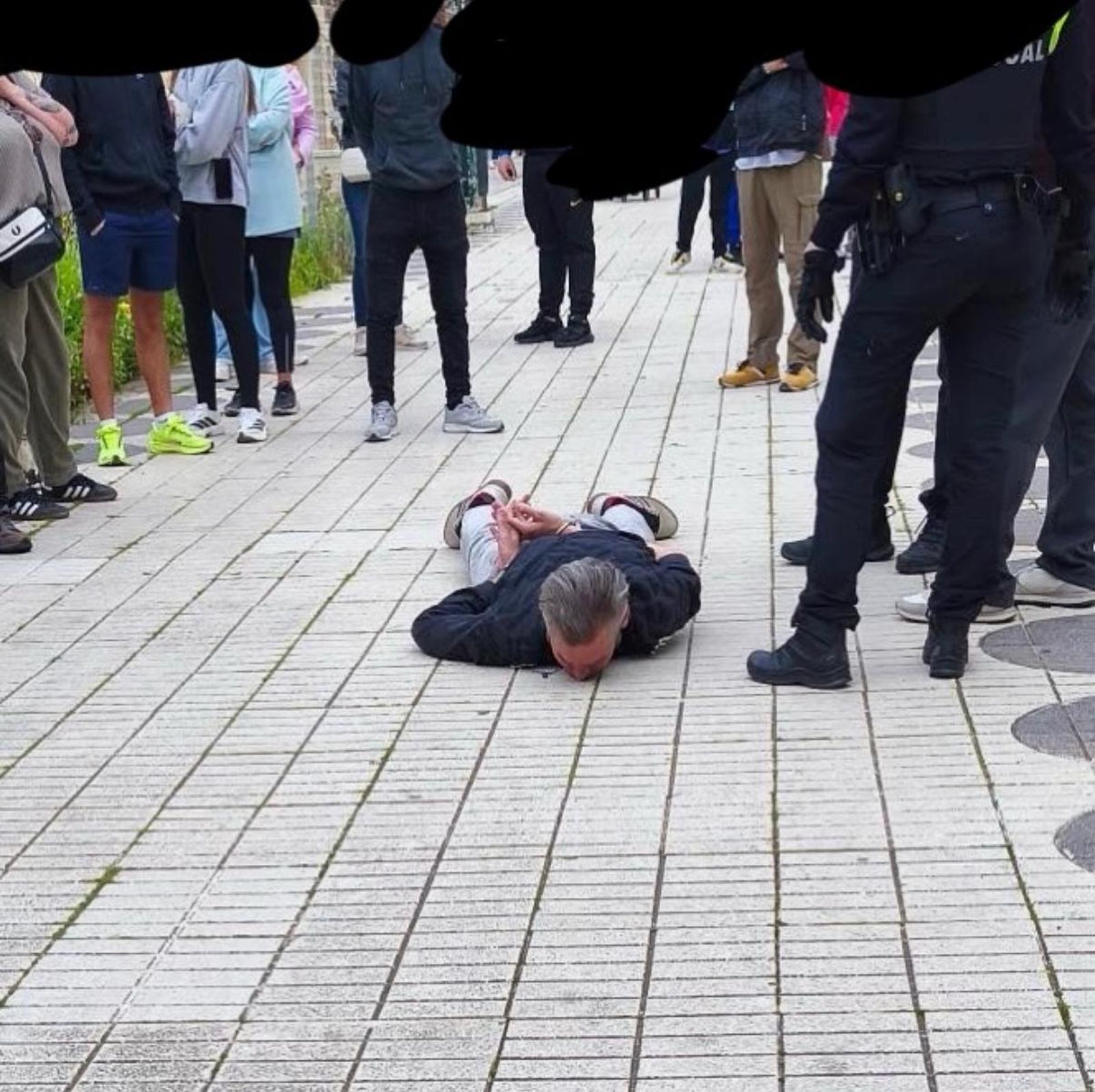 El individuo detenido por la Policía Local de Fuengirola.