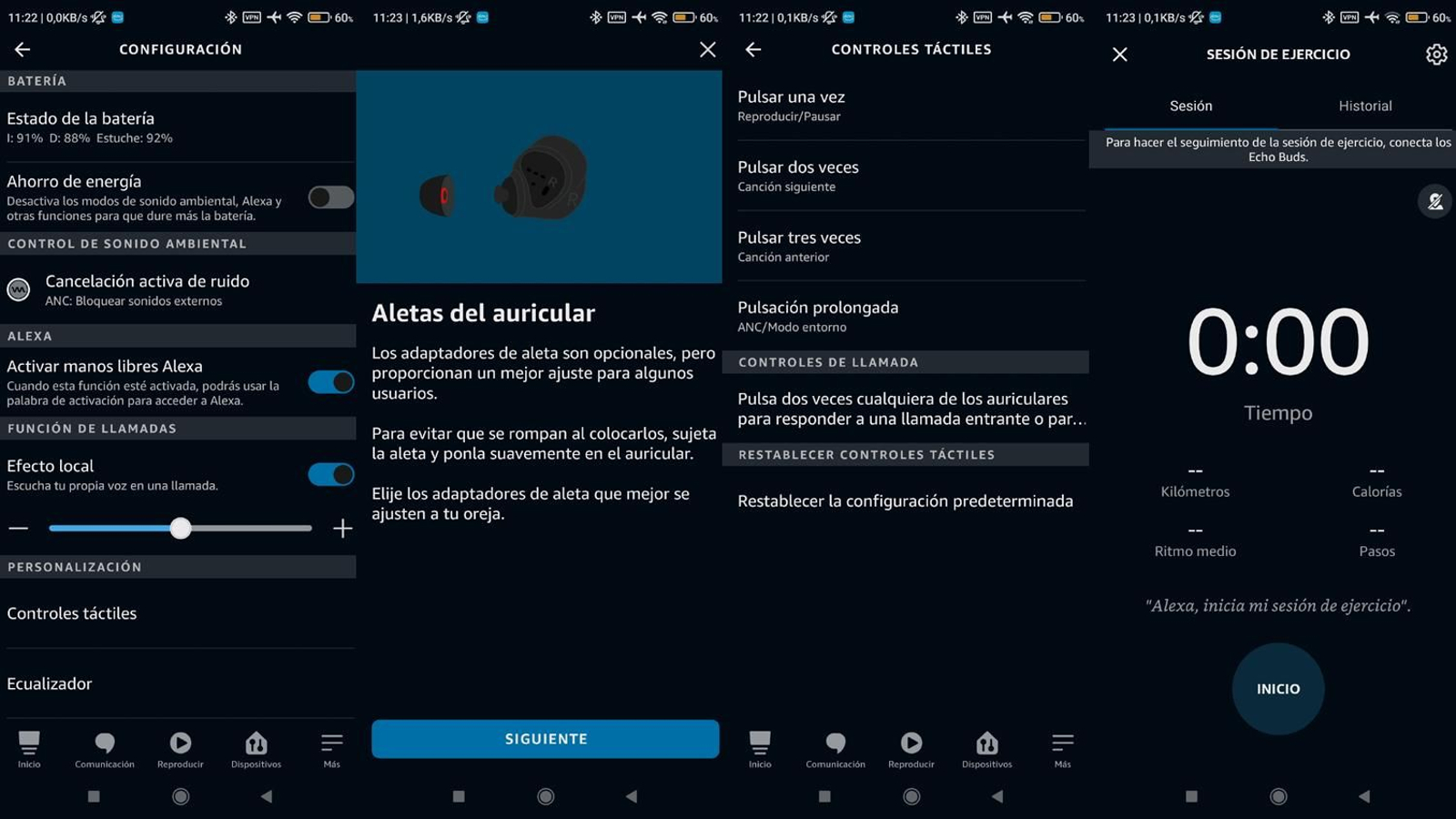 Configuración de los auriculares Echo Buds de Amazon con la app de Alexa