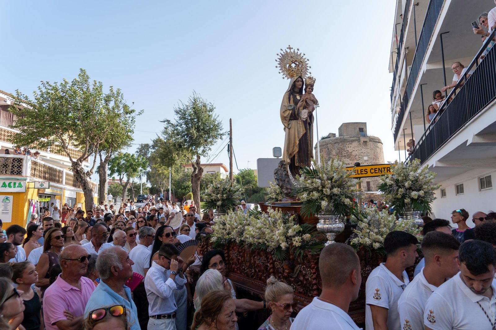 Imágenes de la Solemne Procesión marítima de la Virgen del Carmen en Punta Umbría