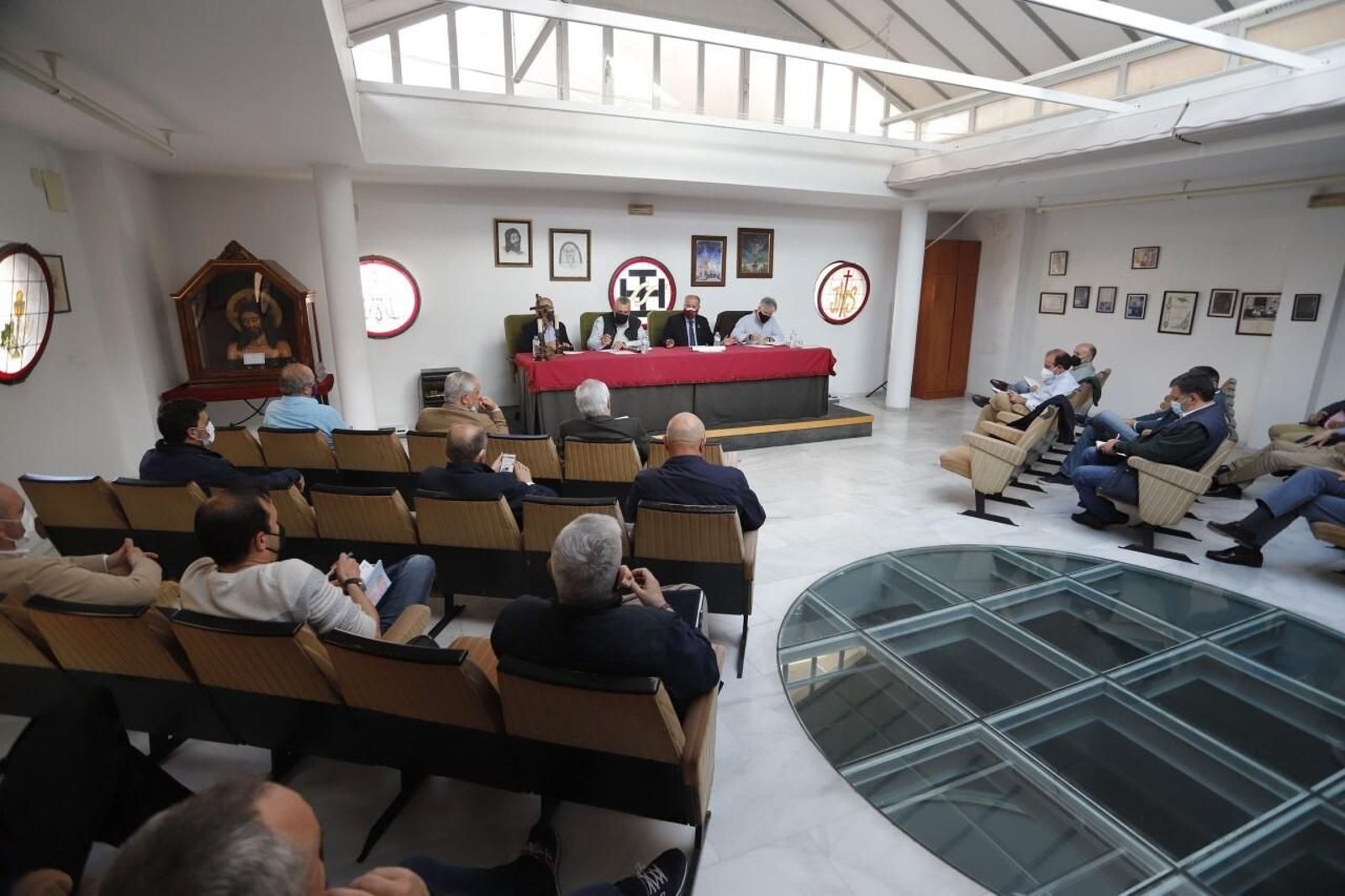 Ultima sesión plenaria del Consejo en la casa de la Hermandad de al Misericordia.