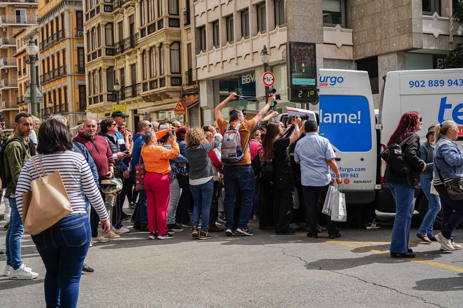 Las mejores fotos de la tractorada de Granada de este Viernes de Dolores