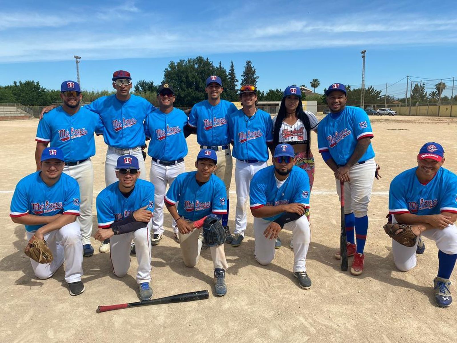 El equipo de los Tiburones Málaga.