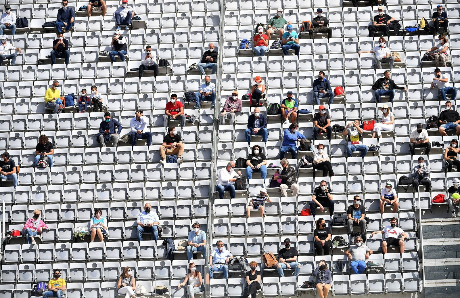 Las fotos de la Alejandro Davidovich ante Novak Djokovic.