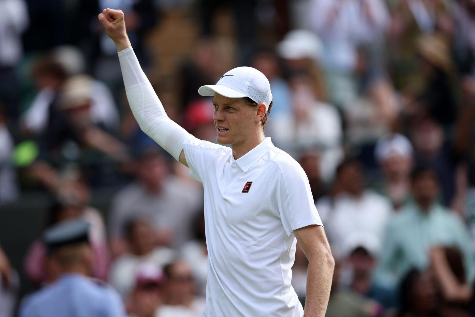 Las fotos de Wimbledon con las clasificaciones de Djokovic y Sinner